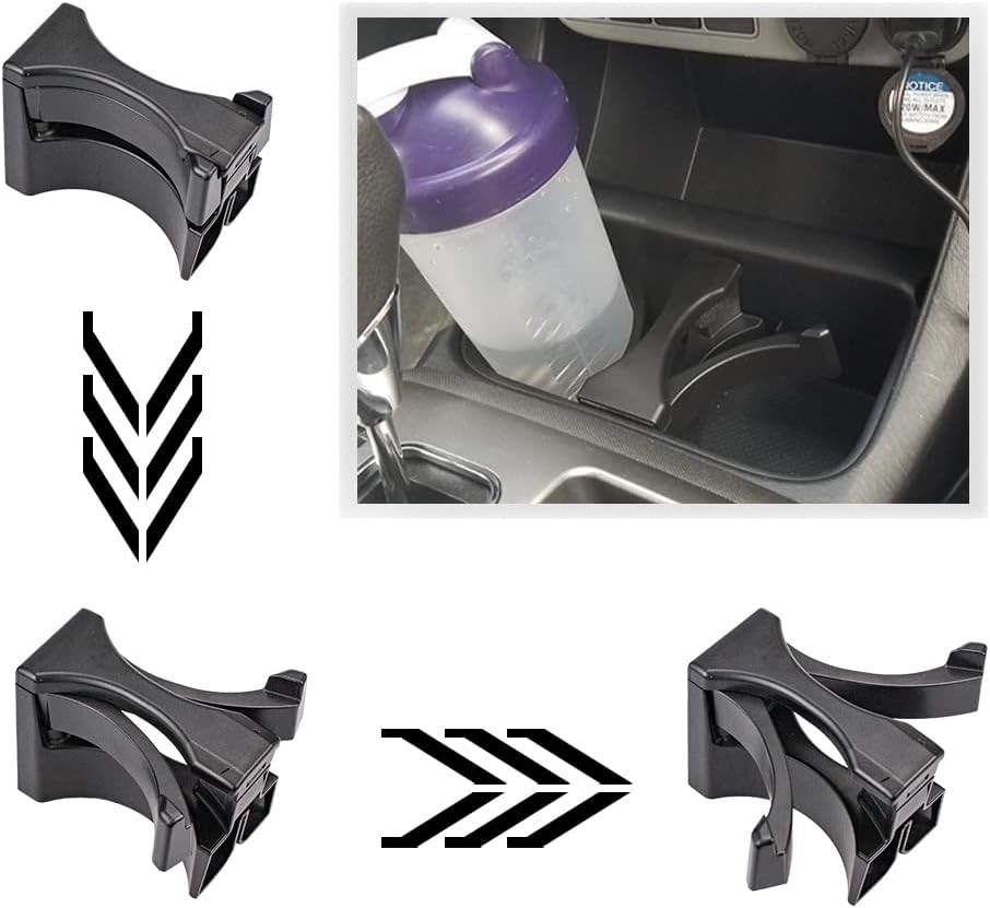 RLB-HILON Cup Holder Insert Compatible with Toyota Tacoma 2005-2014 Year Replace