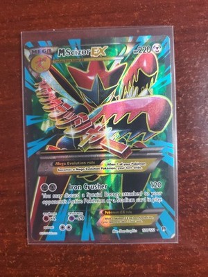 mega scizor pokemon card Mega Scizor EX Breakpoint 77/122, PLAYED Pokemon Card main image 0