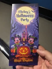 Walt Disney World 2025 Mickey’s Not So Scary Halloween Party MNSSHP Map NEW