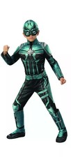 Captain Marvel Starforce Commander Yon Rogg Youth M 8-10 Costume NEW