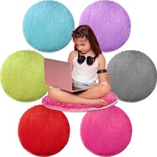 6 Pcs Kids Carpet Circle Seats 16" Kids Classroom Rug Floor Cushions Round So...