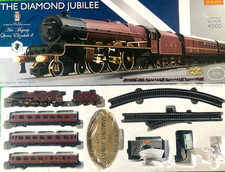HORNBY OO R1170 THE DIAMOND JUBILEE TRAIN SET INC MAKERS PLATE LTD ED DCC READY