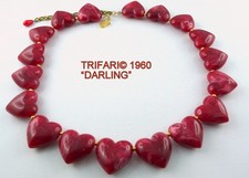 ROMANTISCHES COLLIER , TRIFARI© , "DARLING" USA 1960