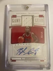 2022-23 Panini National Treasures - Game Gear Autographs B.J. Armstrong #GGA-BJA