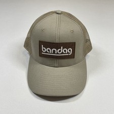 Bandag Retread Tires Trucker Hat Cap Mens Tan Mesh Snapback K-products