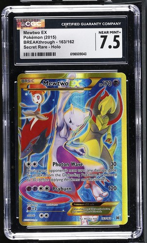 Mewtwo-EX graded CGC 7.5 for sale on eBay