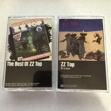 ZZ Top Cassette Tape Lot Of 2 El Loco  The Best Of ZZ Top