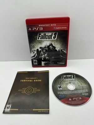 Fallout 3 PlayStation 3 CIB Complete Greatest Hits Cleaned & Tested
