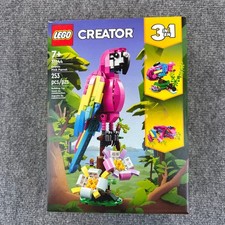 LEGO Creator 3in1 Exotic Pink Parrot Set 31144 7+ 253 PCS Retired