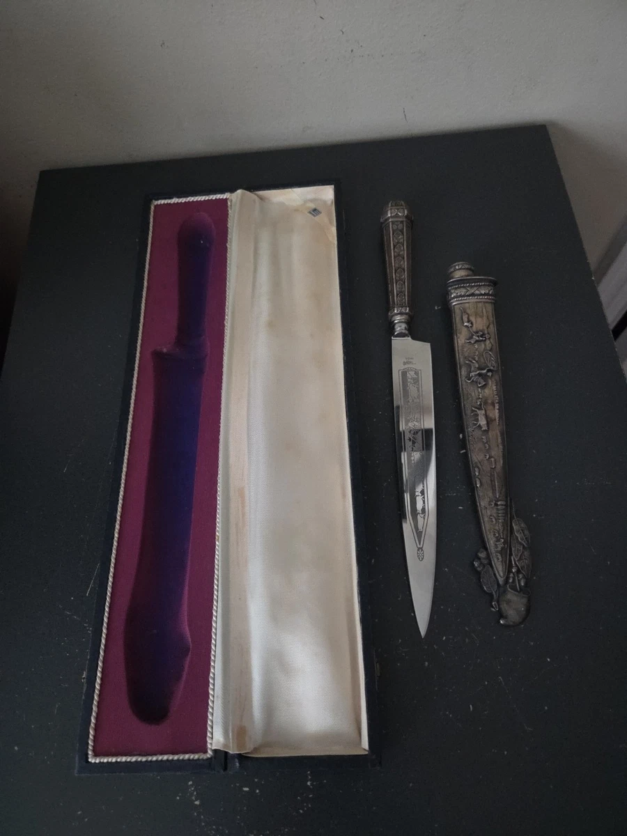 Gaucho Knife In Collectible Vintage Factory Manufactured Fixed