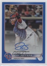 2022 Topps Chrome Veteran Blue Refractor 27/150 Ryan Jeffers #CVA-RJ Auto 1j2