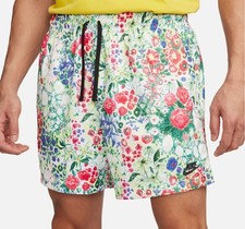 Men's Nike Club Athletic Mesh Flow Floral Shorts Above Knee HF4494-361