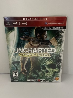 Uncharted Drake's Fortune Greatest Hits PlayStation 3 PS3 Sealed In Paper Slip