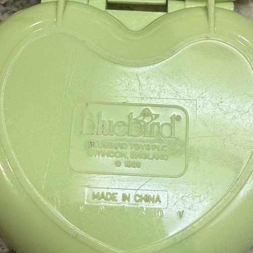 Vintage Polly Pocket Bluebird Green 1989 Pony Club Horse * Case Only * - Picture 6 of 13