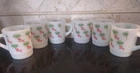 6 Vintage Fire-King Hudy Delight RARE BEER Milk Glass Advertising Coffee Mug