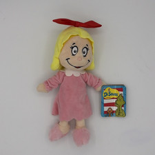Dr. Seuss Cindy Lou Who 10" Plush Doll Aurora The Grinch Who Stole Christmas NWT