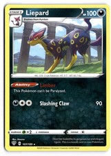 Pokemon Liepard R 107/189 Darkness Ablaze NM