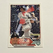 Anthony Volpe 2023 Topps Holiday Scarf Photo Variation Rookie #H129 Yankees