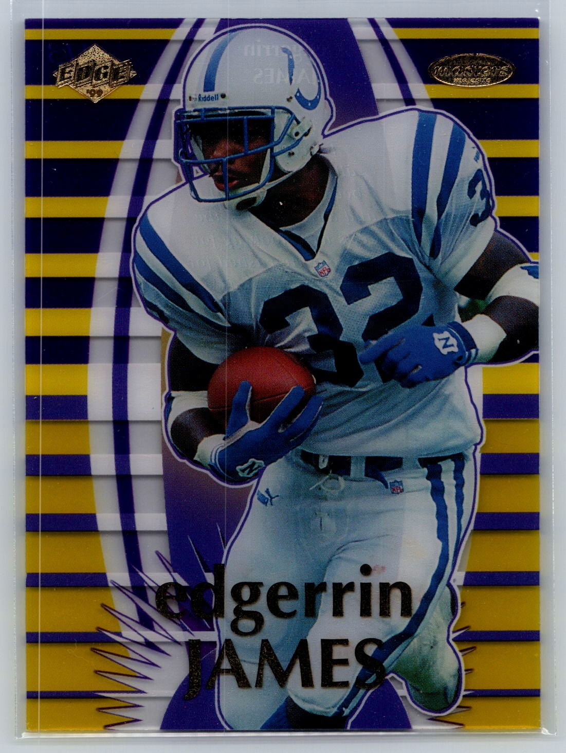 Edgerrin James Collector's Edge Masters Majestic #M13 Masters Majestic