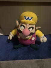 Super Mario WARIO Plush Toy Kellytoy 14  Nintendo 2002 RARE