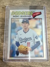 Topps 2026 Heritage Roki Sasaki Refractor #39 Los Angeles Dodgers 