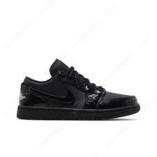 Wmns Air Jordan 1 Low Black Croc HJ7743-010