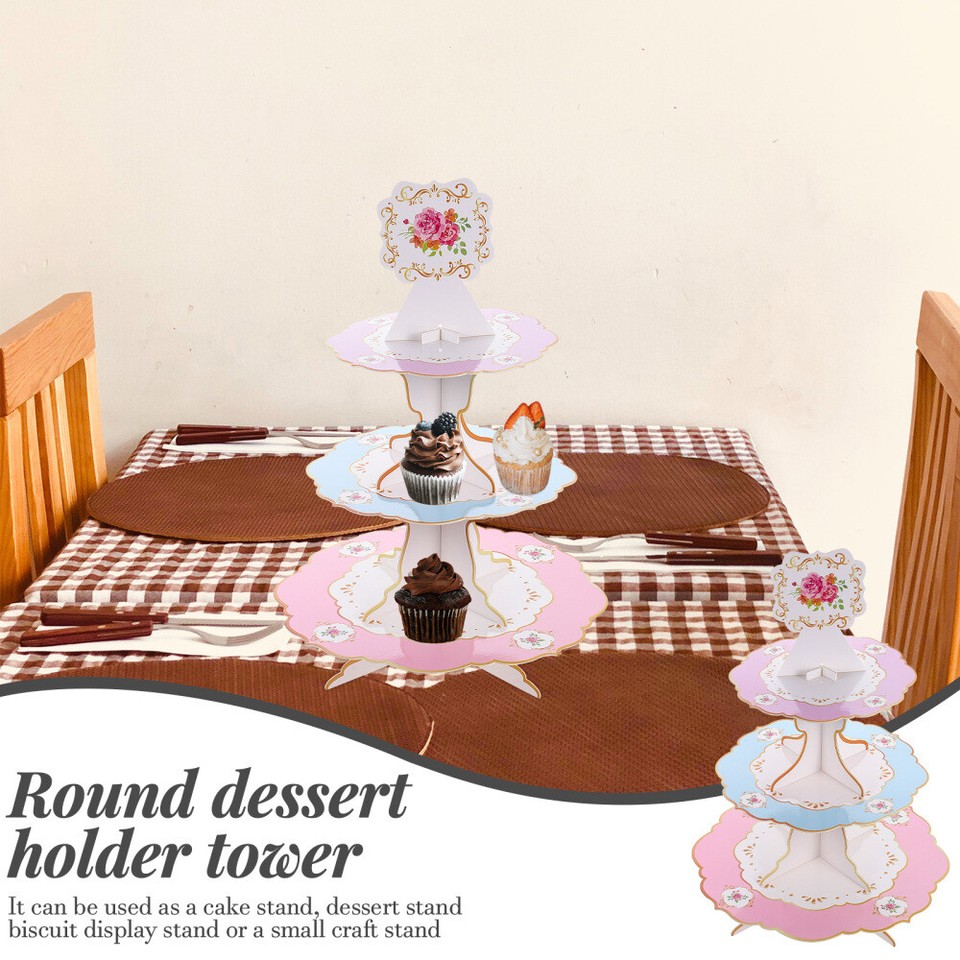 5 Pieces Wedding Decor Paper Cup Cake Stand Banquet Decorations Dessert