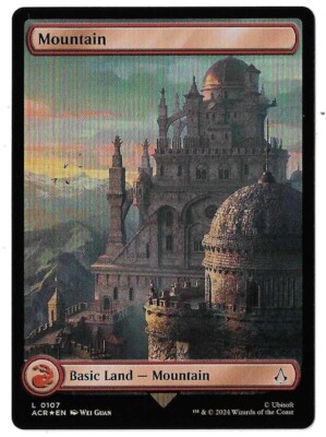 MTG FOIL INV Mountains 山 20枚セット MTG Mountain Full Art FOIL Universes Beyond: Assassin's Creed (ACR