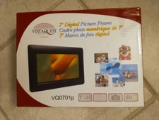 7" Digital picture frame by VistaQuest - Factory sealed