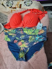 WOMENS  NEW TU   pour moi   BIKINI SET   TOP  &  BOTTOMS SIZE  32d  14 BNWT