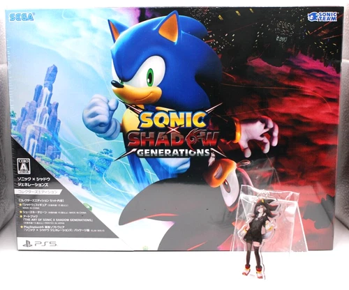 Sonic x Shadow Generations Collector's Edition Sony PS5 Sealed Korone Keychain