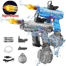 2PK Uzi Electric Water Guns for Adults  Kids Water Squirt Gun Toys Water Pistol