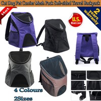 Us Local Cat Dog Pet Carrier Mesh Pup Pack Soft-sided Outdoor Travel Backpack Us Local Cat Dog Pet Carrier Mesh Pup Pack Soft-sided Outdoor Travel Backpack