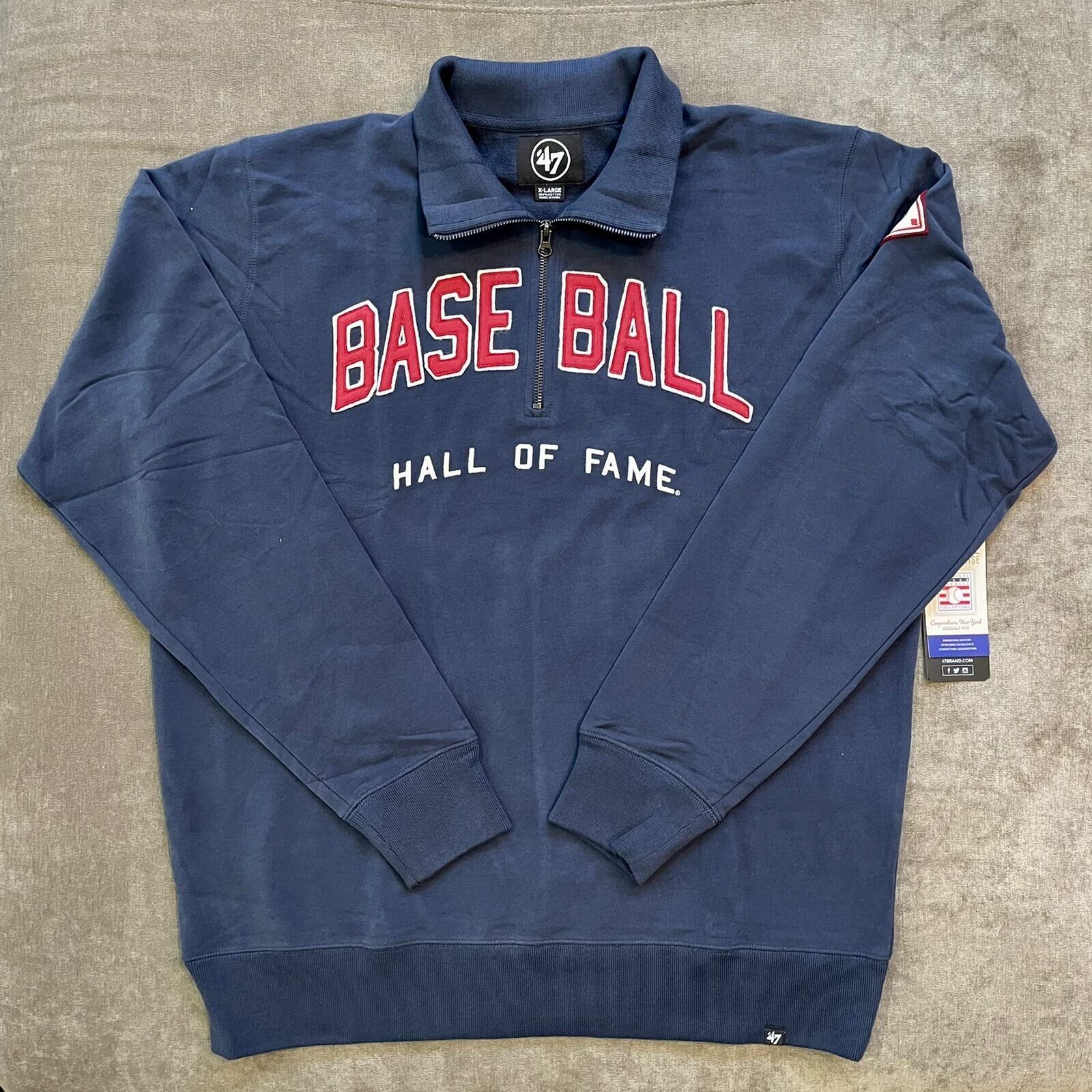 47 Brand MLB Baseball Hall Of Fame 1 Zip Online limited product Size 4 Men’s At the price Jacket NWT XL Pullover