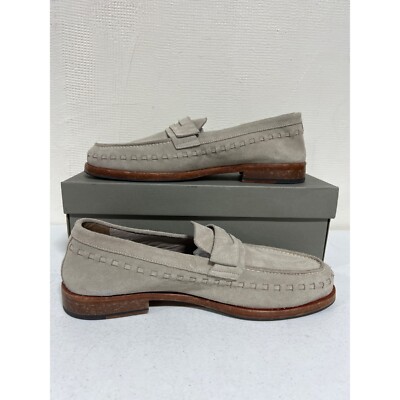 Allsaints Men\'s Sammy Slip-on Suede Penny Loafer in Grey Size 13 (MSRP $299) Allsaints Men main image 3