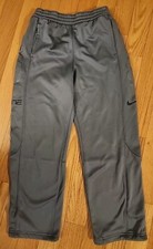 Boy Size XL Nike Dri-Fit Gray Fleece Lined Athletic Pants