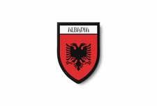 patch aufn&auml;her b&uuml;gelbilder aufb&uuml;gler wappen flagge flaggen fahne albanien