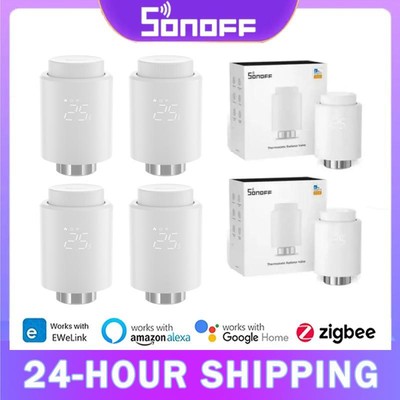SONOFF TRV Zigbee Thermostatic Radiator Valve TRVZB Smart Temperature Control Wo