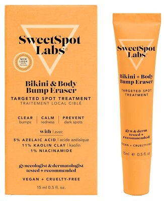 SweetSpot Labs Bikini + Body Bump Eraser | Treat Razor Bumps & Dark Spots |