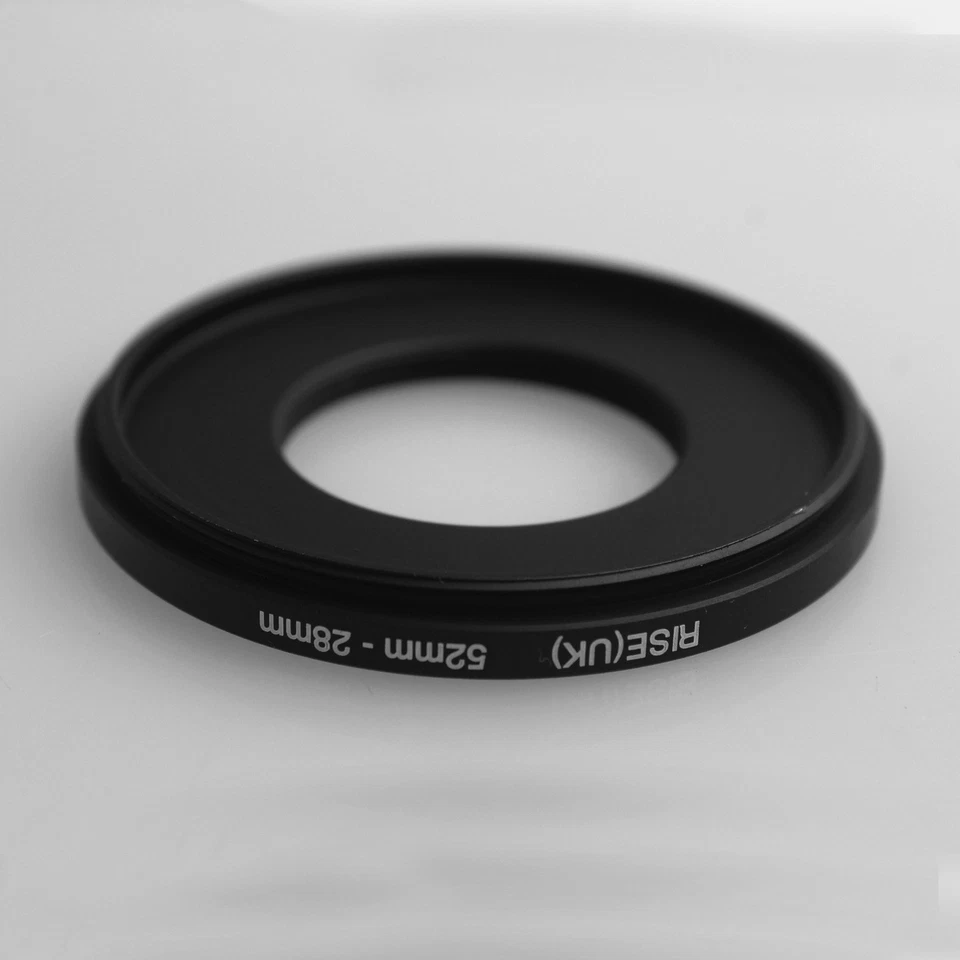 RISE(UK) 52mm-28mm 52-28 mm 52 to 28 Step down Ring Filter Adapter black - Image 2 of 3