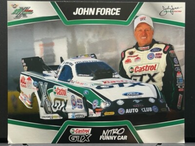 VRHTF NHRA VINTAGE ''JOHN FORCE CHAMPION CASTROL GTX FUNNY CAR'' HAND OUT