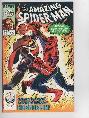 Amazing Spider-man #250 VF to VF+ Hobgoblin John Romita Jr. NICE!