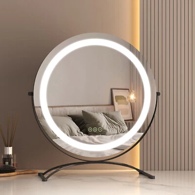 EMKE LED Hollywood Makeup Mirror With Light Table Vanity Mirror Changeable Light