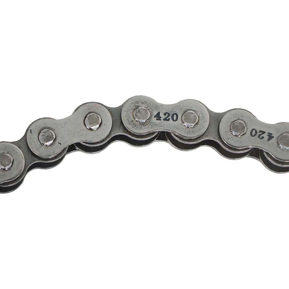 Chaîne Complète Avant Et Arrière #420 Pour Mini-moto Coleman CT200U, CT200U-EX, BT200X – 90 Et 42 Maillons