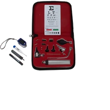 Full ENT diagnostic kit, with Pulse oximeter thermometer and penlight