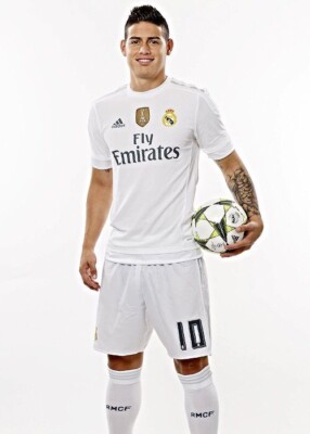 James Rodriguez Real Madrid 2015/16 Jersey 100% Authentic Men's
