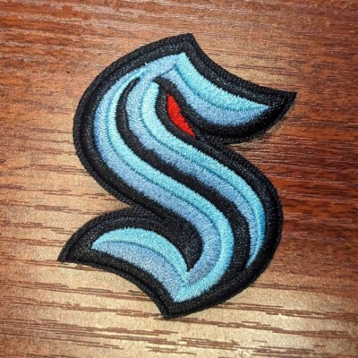 Seattle Krakens Patch NHL Hockey Sports Embroidered Iron On Patch 2x2.5''