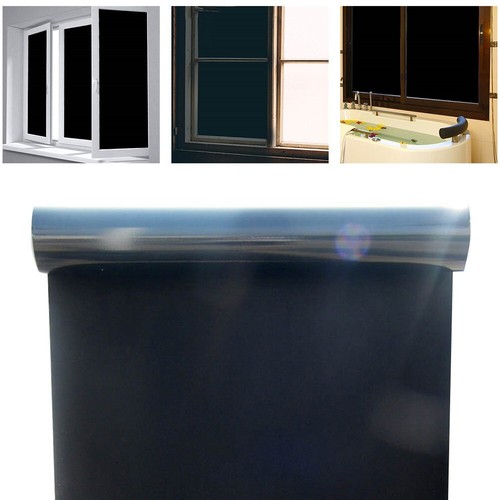 Black Glass Film for Privacy Easy Installation Suitable for Living