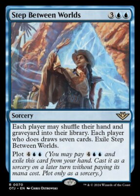 x1 Step Between Worlds - Foil R MTG Outlaws of Thunder Junction M/NM, English