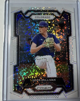  2024 Prizm Sean Sullivan (RC) White Sparkle Prizm SSP Colorado Rockies